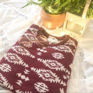 >> Aztec << cozy sweater